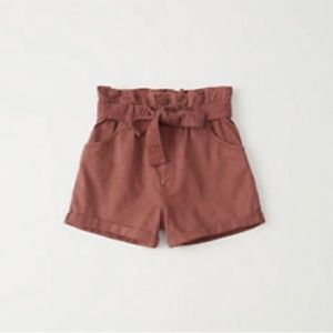 Abercrombie Belted Twill Shorts